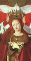 The Coronation of the Virgin, detail: the Virgin 1453-54 - Enguerrand Charonton