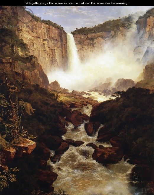 The Falls of Tequendama, 1854 - Frederic Edwin Church