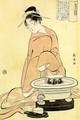 Geisha Behaving like a Married Woman, 1794 - Eishosai Choki