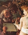 Rest on Flight to Egypt (detail 1) 1596-97 - Caravaggio