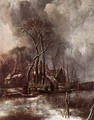 Winter Landscape 1650s - Jan Van De Capelle