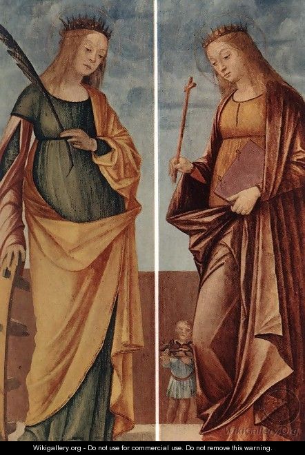 St Catherine of Alexandria and St Veneranda c. 1500 - Vittore Carpaccio
