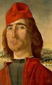 Portrait of an Unknown Man with Red Beret 1490-93 - Vittore Carpaccio