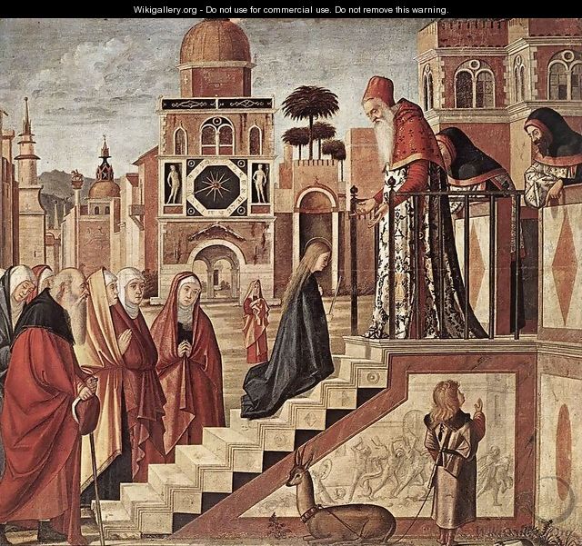 The Presentation of the Virgin 1504-08 - Vittore Carpaccio