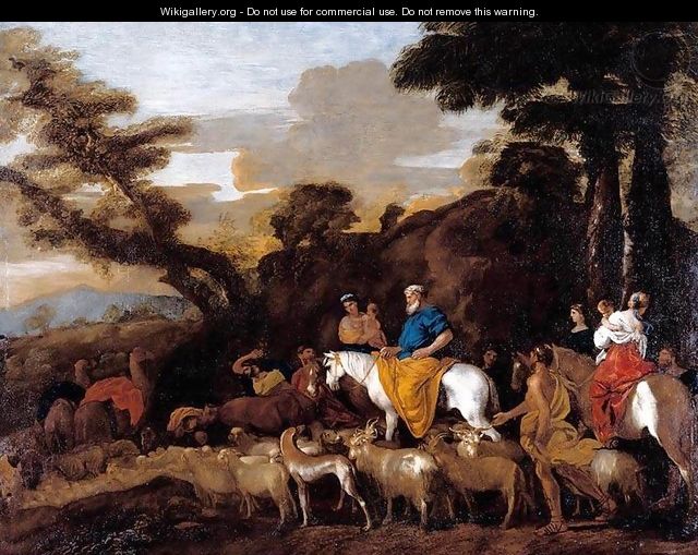 Jacob Leading the Flocks of Laban c. 1632 - Giovanni Benedetto Castiglione