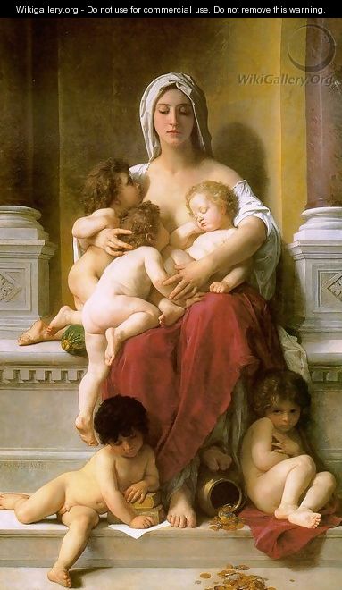 Charity 1878 - William-Adolphe Bouguereau