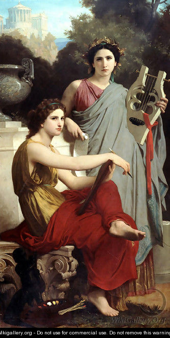 Art & Literature 1867 - William-Adolphe Bouguereau Art & Literature 1867 - William-Adolphe Bouguereau