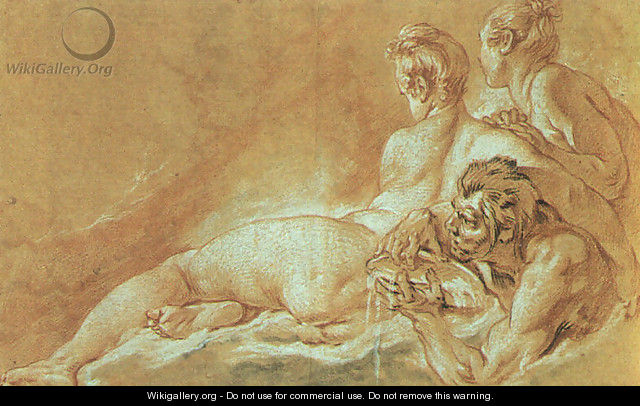 Naiads and Triton ~1763 - François Boucher