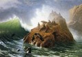 Seal Rock 1872 - Albert Bierstadt