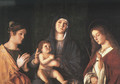 The Virgin and Child with Two Saints 1490 - Giovanni Bellini