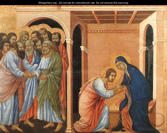 Parting from St John 1308-11 - Duccio Di Buoninsegna