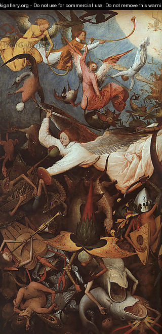 The Fall of the Rebel Angels (detail) 1562 - Pieter the Elder Bruegel