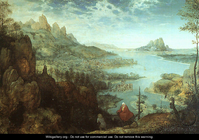 Landscape with the Flight into Egypt 1563 - Pieter the Elder Bruegel