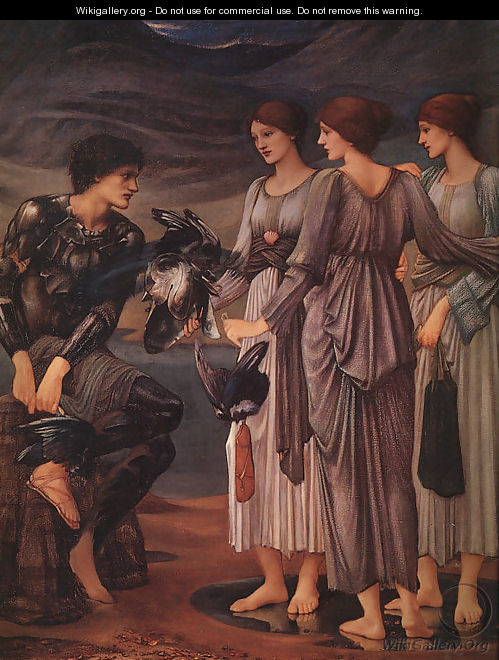 The Arming of Perseus 1885 - Sir Edward Coley Burne-Jones