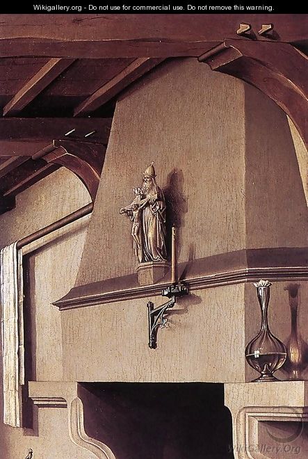 The Werl Altarpiece (detail) 1438 - (Robert Campin) Master of Flémalle