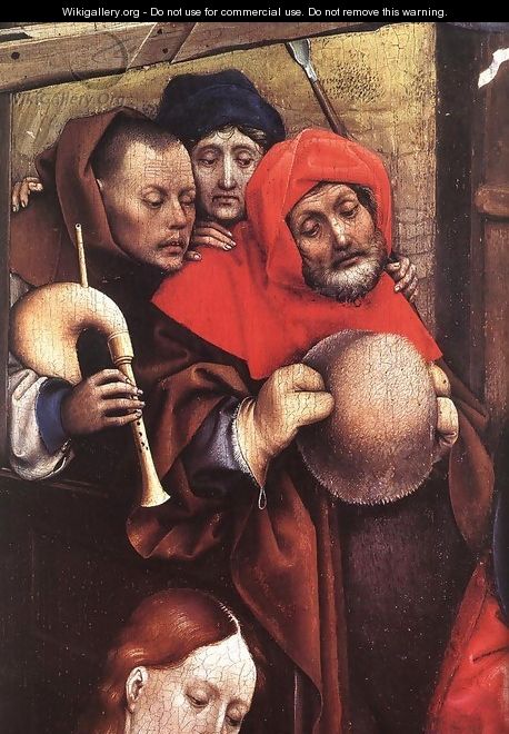The Nativity (detail 2) 1425 - (Robert Campin) Master of Flémalle