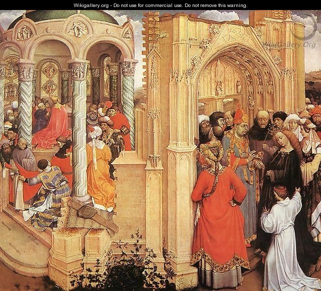 The Marriage of Mary c. 1428 - (Robert Campin) Master of Flémalle