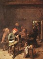 Peasants Smoking and Drinking c. 1635 - Adriaen Brouwer