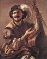 A Laughing Bravo with a Bass Viol and a Glass 1625 - Hendrick Terbrugghen