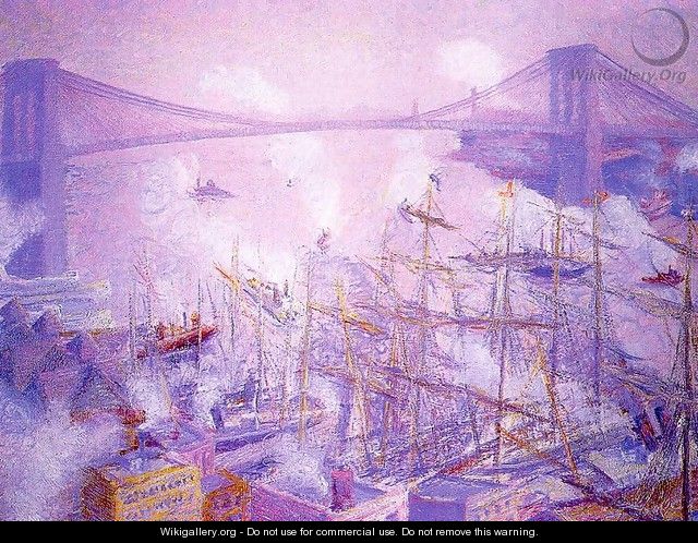 Brooklyn Bridge 1900 - Theodore Butler