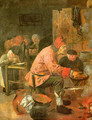 The Pancake Baker 1620s - Adriaen Brouwer