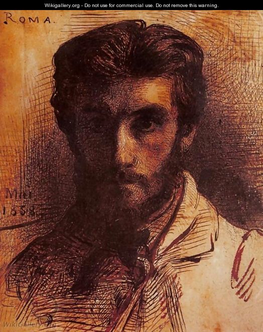 Self Portrait 1858 - Léon Bonnat