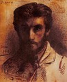 Self Portrait 1858 - Léon Bonnat