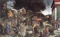 The Trials and Calling of Moses 1481-82 - Sandro Botticelli (Alessandro Filipepi)