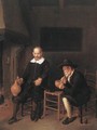 Interior with Two Men by the Fireside 1664 - Quiringh Gerritsz. van Brekelenkam