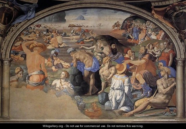 Crossing of the Red Sea c. 1540 - Agnolo Bronzino Crossing of the Red Sea c. 1540 - Agnolo Bronzino