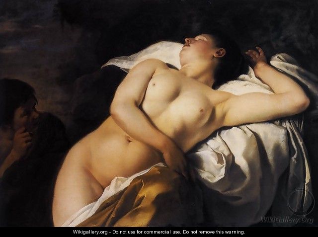 Sleeping Nymph and Shepherd 1645-50 - Jan Gerritsz van Bronchorst
