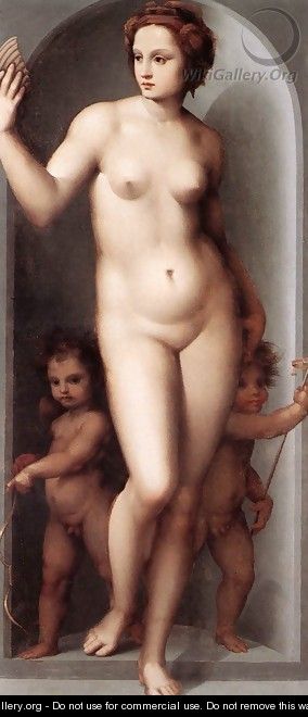 Venus and Two Cupids 1520-25 - Andrea del Brescianino