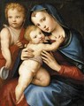 Madonna and Child with the Infant St John the Baptist c. 1524 - Andrea del Brescianino