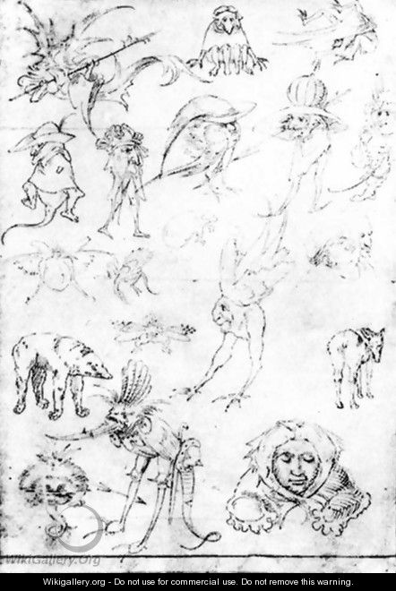 Studies of Monsters - 1 - Hieronymous Bosch