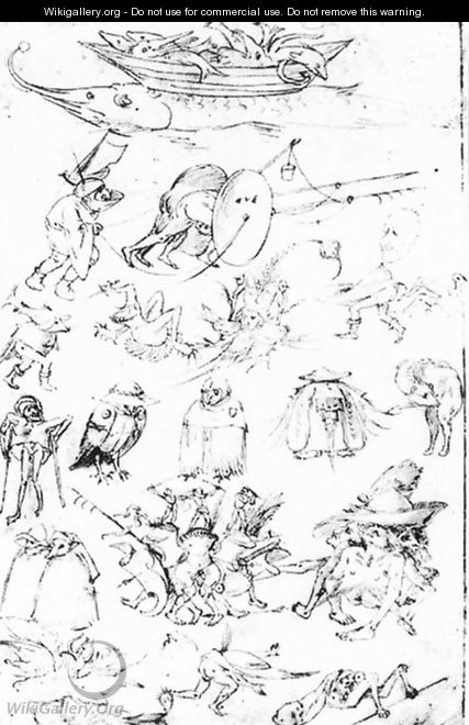 Studies of Monsters - 2 - Hieronymous Bosch