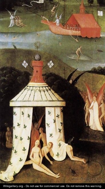 Last Judgment (fragment of Paradise) - Hieronymous Bosch