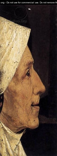 Head of a Woman (fragment) - Hieronymous Bosch