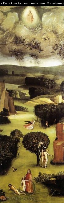 Triptych of Last Judgement (left wing) - Hieronymous Bosch