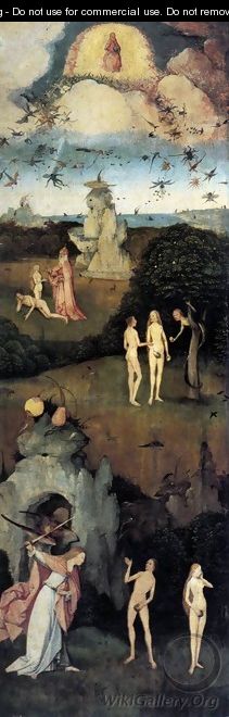 Triptych of Haywain (left wing-1) 1500-02 - Hieronymous Bosch