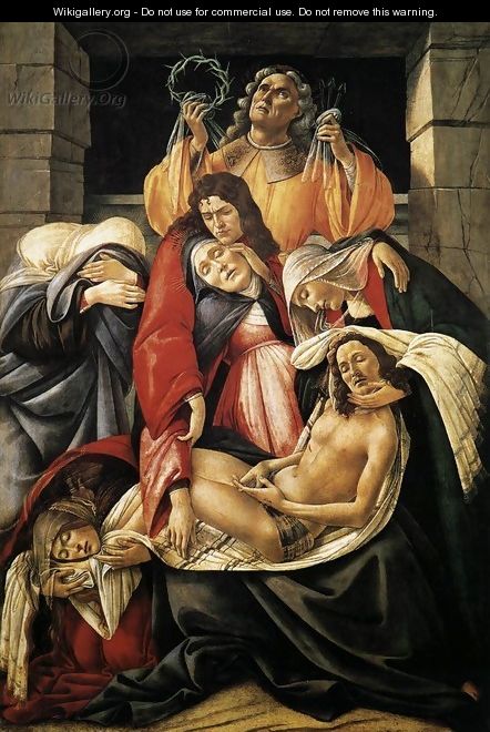Lamentation over the Dead Christ c. 1495 - Sandro Botticelli (Alessandro Filipepi)