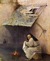 St Peter with the Donor (left wing) (detail) c. 1510 - Hieronymous Bosch