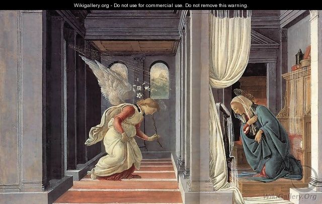 The Annunciation c. 1485 - Sandro Botticelli (Alessandro Filipepi)
