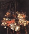 Banquet Still-Life with a Mouse 1667 - Abraham Hendrickz Van Beyeren