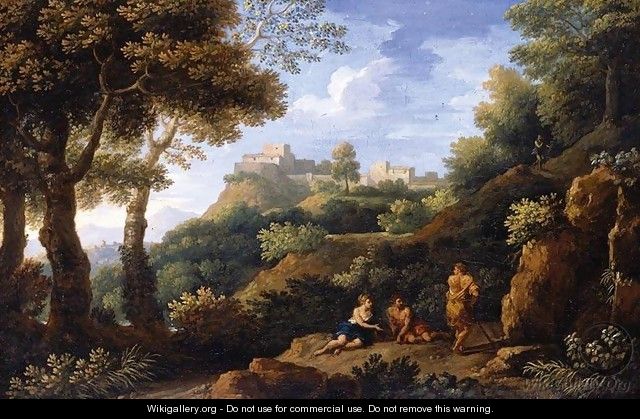 Classical Landscape - Jan Frans van Orizzonte (see Bloemen)