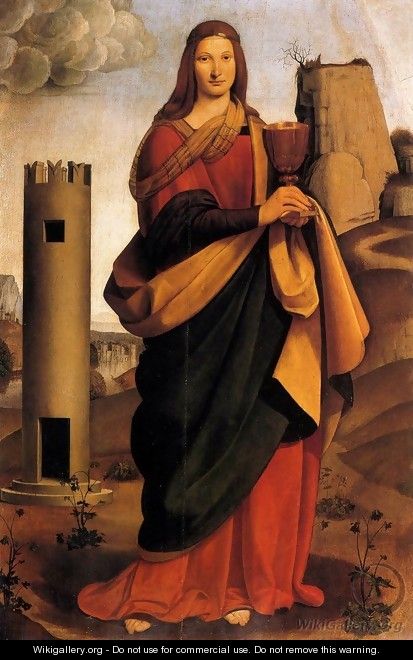 St Barbara 1493-99 - Giovanni Antonio Boltraffio