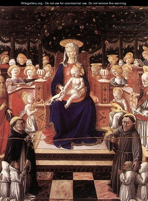 Virgin and Child with Saints 1447 - Giovanni Boccati