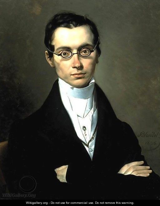 Portrait of a Man 1835, Oil on canvas - Merry Joseph Blondel