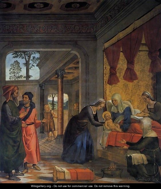 The Birth of the Virgin 1509-11 - Juan de Borgona