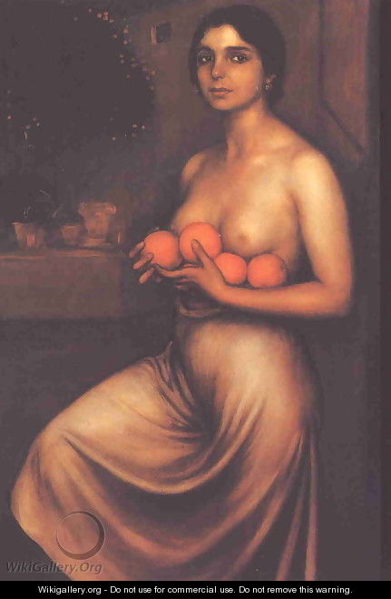 Naranjas y limones - Julio de Romero de Torres