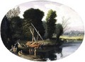 Italianate River Landscape - Pietro Paolo Bonzi